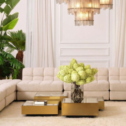 Eichholtz Esposito Coffee Table Set Of 4, Gold Metal - Barker & Stonehouse - thumbnail 2