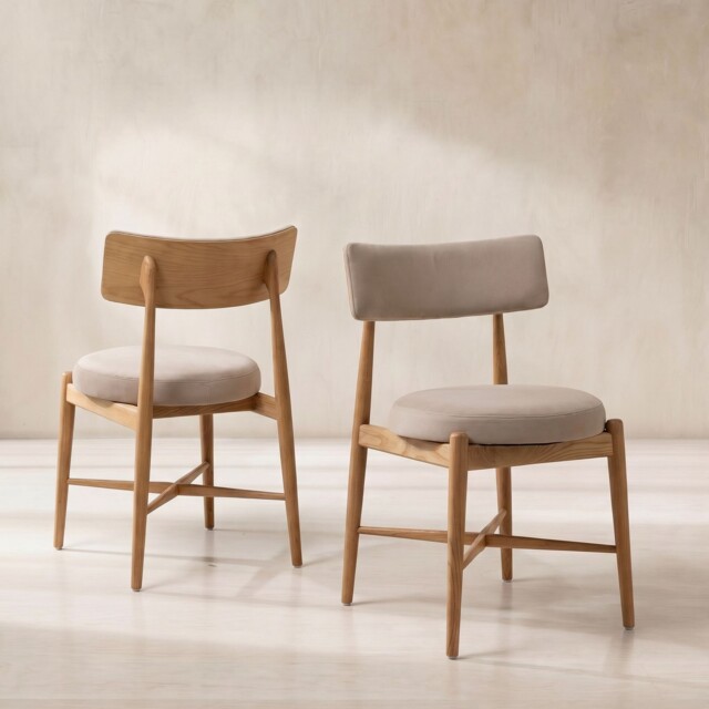 G Plan Flora Dining Chair, Neutral Wood - Barker & Stonehouse - image 1