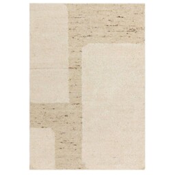 Tulo 120x170cm Rug, Square, Neutral Wool Blend - Barker & Stonehouse
