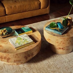 Castile Coffee Table, Round, Neutral Wood - Barker & Stonehouse - thumbnail 4