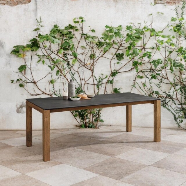 Grenada Dining Table 220Cm, Teak, Neutral - Barker & Stonehouse - image 1