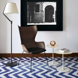 Kartell Thierry Side Table 33x50x50 White Glass - Barker & Stonehouse - thumbnail 2