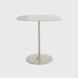Kartell Thierry Side Table 33X50X50 White Glass - Barker & Stonehouse