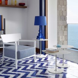 Kartell Thierry Side Table 33x50x50 White Glass - Barker & Stonehouse - thumbnail 6