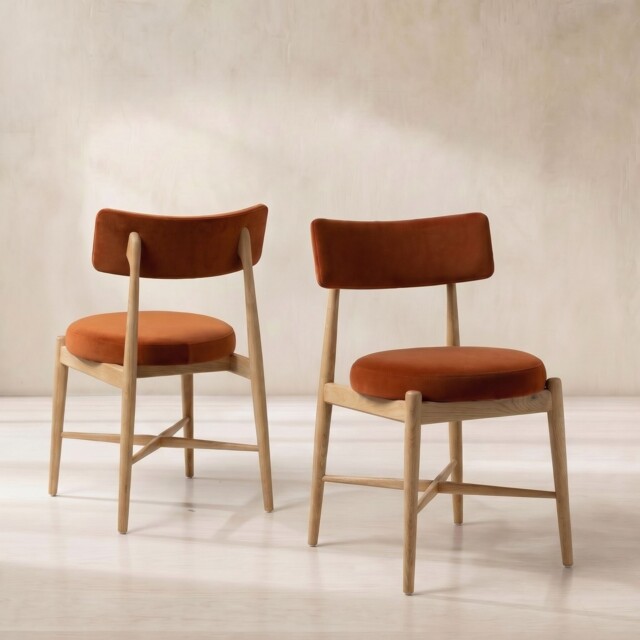 G Plan Flora Dining Chair, Orange Wood - Barker & Stonehouse - image 1