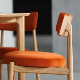 G Plan Flora Dining Chair, Orange Wood - Barker & Stonehouse - thumbnail 2