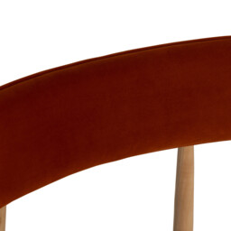 G Plan Flora Dining Chair, Orange Wood - Barker & Stonehouse - thumbnail 6