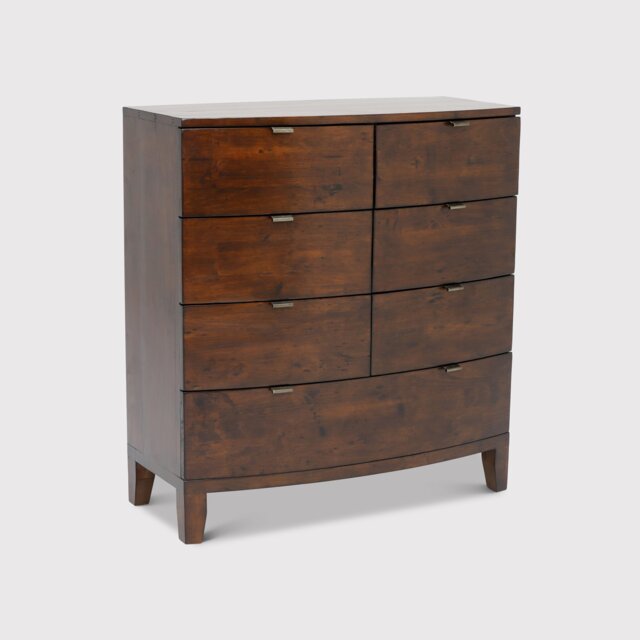 Navajos 7 Drawer Bow Front Chest, Wood - Barker & Stonehouse - image 1