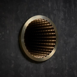 Timothy Oulton Inception Round Medium Mirror, Round Metal - Barker & Stonehouse - thumbnail 2
