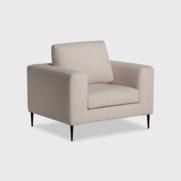 Sienna Armchair, Neutral Fabric - Barker & Stonehouse
