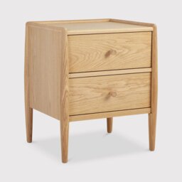 Ercol Winslow 2 Drawer Bedside Chest, Neutral Wood - Barker & Stonehouse - thumbnail 5