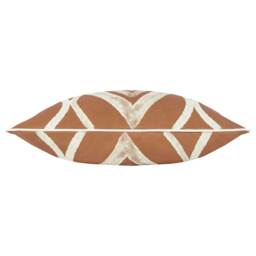 Ikat Amber Cushion, Square, Orange Polyester - Barker & Stonehouse - thumbnail 3