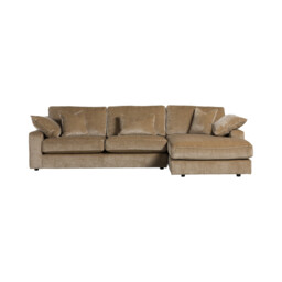 Arundel Large Chaise Rhf-Standard Back Corner Sofa, Neutral Fabric - Barker & Stonehouse - thumbnail 3