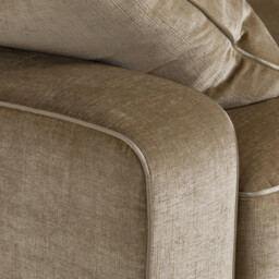 Arundel Large Chaise Rhf-Standard Back Corner Sofa, Neutral Fabric - Barker & Stonehouse - thumbnail 4