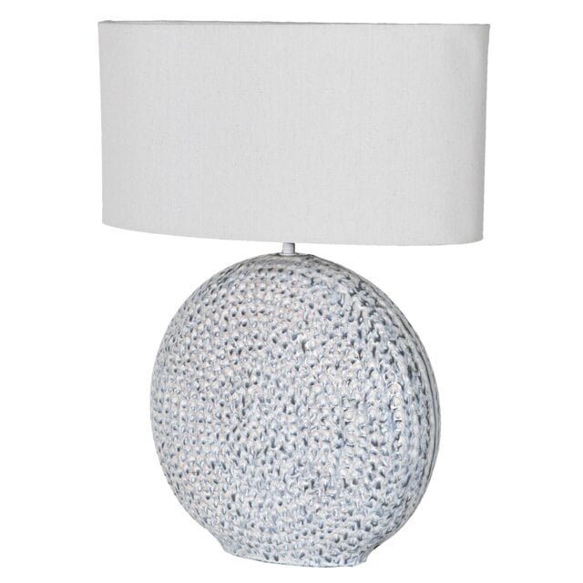 Blue Textured Table Lamp - Barker & Stonehouse - image 1
