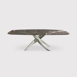 Bontempi Artistico Dining Table 250X120Cm, Grey Marble - Barker & Stonehouse