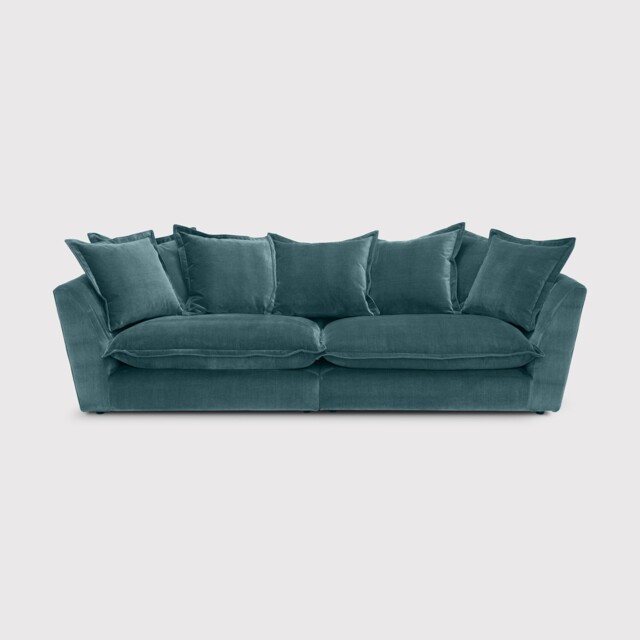 Odyssey Large Split Sofa, Teal Fabric - Barker & Stonehouse - image 1
