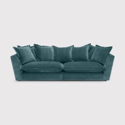 Odyssey Large Split Sofa, Teal Fabric - Barker & Stonehouse