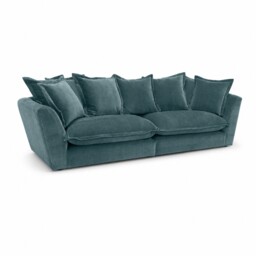 Odyssey Large Split Sofa, Teal Fabric - Barker & Stonehouse - thumbnail 3