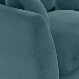 Odyssey Large Split Sofa, Teal Fabric - Barker & Stonehouse - thumbnail 4