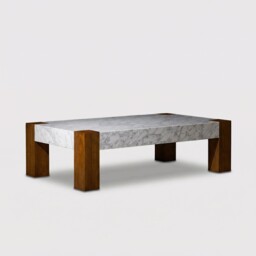 Timothy Oulton Junction Coffee Table 140X80Cm, Neutral Marble - Barker & Stonehouse