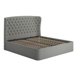 Tempur Holcot Ottoman 150X200Cm Bed, Grey Fabric - King - Barker & Stonehouse - thumbnail 4