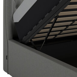 Tempur Holcot Ottoman 150X200Cm Bed, Grey Fabric - King - Barker & Stonehouse - thumbnail 6