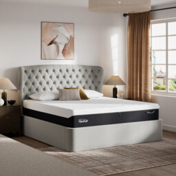 Tempur Holcot Ottoman 150X200Cm Bed, Grey Fabric - King - Barker & Stonehouse - thumbnail 2