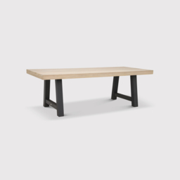Beach Dining Table 195x95cm, Teak, Neutral - W195cm - Barker & Stonehouse - thumbnail 3