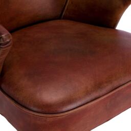 Timothy Oulton Lannister Dining Chair, Brown Leather - Barker & Stonehouse - thumbnail 4