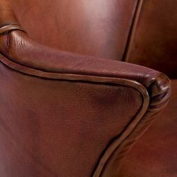 Timothy Oulton Lannister Dining Chair, Brown Leather - Barker & Stonehouse - thumbnail 5