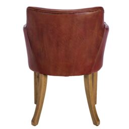 Timothy Oulton Lannister Dining Chair, Brown Leather - Barker & Stonehouse - thumbnail 6