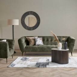 Azalea 3 Seater Sofa, Green Fabric - Barker & Stonehouse - thumbnail 2