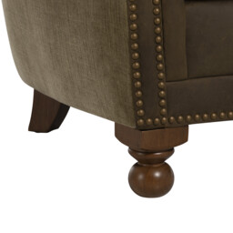 Bertie Armchair, Brown Leather - Barker & Stonehouse - thumbnail 4