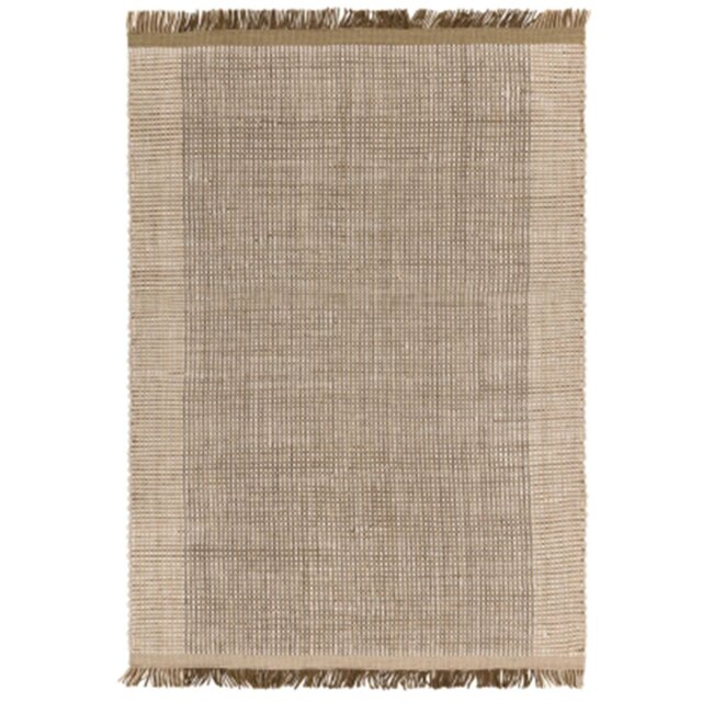 Mythical 160x230cm Rug, Square, Brown Wool - Barker & Stonehouse