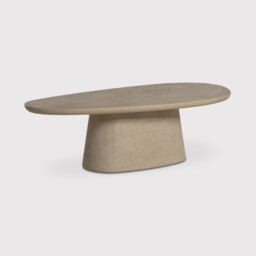 Capella Coffee Table 140X70X40Cm, Round, Neutral Wood - Barker & Stonehouse