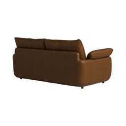 Pelle 2.5 Small Seater Sofa, Brown Leather - Barker & Stonehouse - thumbnail 6