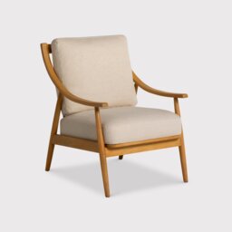 Runa Armchair, Neutral Fabric - Barker & Stonehouse - thumbnail 1