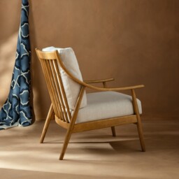 Runa Armchair, Neutral Fabric - Barker & Stonehouse - thumbnail 4
