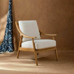 Runa Armchair, Neutral Fabric - Barker & Stonehouse - thumbnail 2