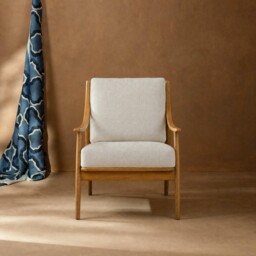 Runa Armchair, Neutral Fabric - Barker & Stonehouse - thumbnail 3