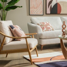 Runa Armchair, Neutral Fabric - Barker & Stonehouse - thumbnail 5