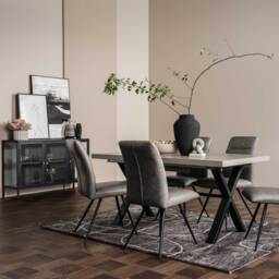 Pauli Dining Chair, Grey - Barker & Stonehouse - thumbnail 3