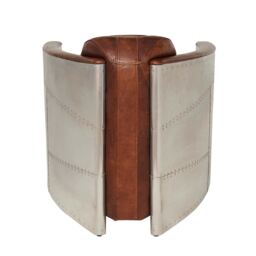 Timothy Oulton Aviator Tomcat Armchair, Brown Leather - Barker & Stonehouse - thumbnail 4