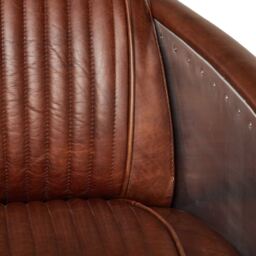 Timothy Oulton Aviator Tomcat Armchair, Brown Leather - Barker & Stonehouse - thumbnail 6