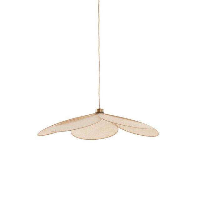 Fabric Petal Pendant Light, Neutral - Barker & Stonehouse