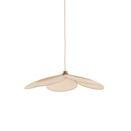 Fabric Petal Pendant Light, Neutral - Barker & Stonehouse