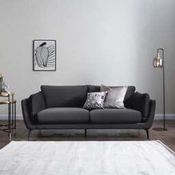 Boone 3 Seater Sofa, Grey Fabric - Barker & Stonehouse - thumbnail 2
