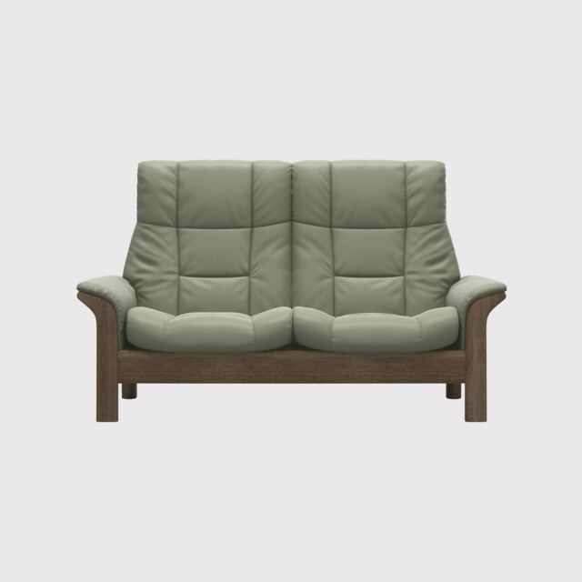 Stressless Buckingham 2 Seater Recliner Sofa, Grey Leather - Barker & Stonehouse - image 1