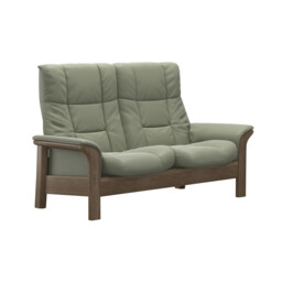 Stressless Buckingham 2 Seater Recliner Sofa, Grey Leather - Barker & Stonehouse - thumbnail 2